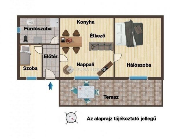 Eladó családi ház, Budapesten, X. kerületben 61 M Ft, 3 szobás