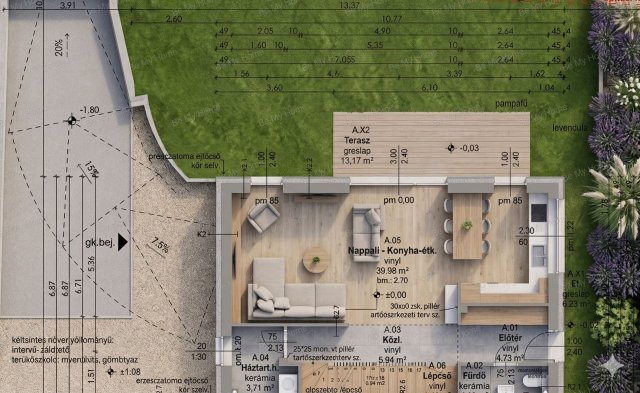 Eladó ikerház, Budapesten, III. kerületben 222.5 M Ft, 4 szobás