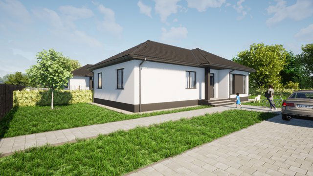 Eladó ikerház, Győrújfalun 94.9 M Ft, 4 szobás