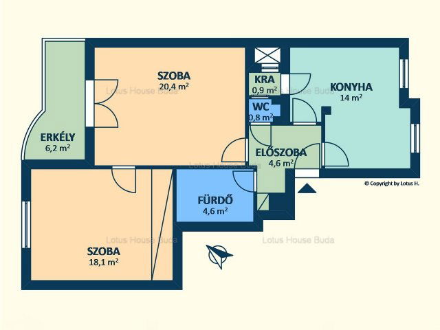 Kiadó téglalakás, albérlet, Budapesten, II. kerületben