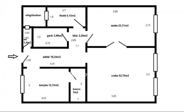 Eladó téglalakás, Budapesten, VII. kerületben 104.9 M Ft