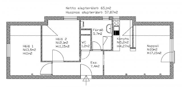 Kiadó téglalakás, albérlet, Tiszafüreden 180 E Ft / hó