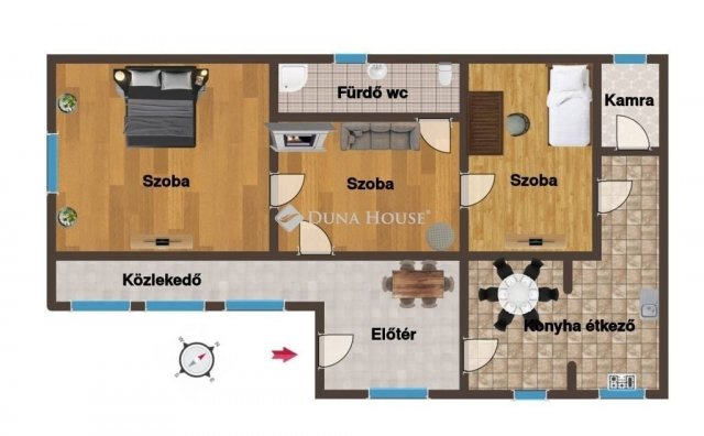 Eladó családi ház, Zámolyon 42.9 M Ft, 3 szobás