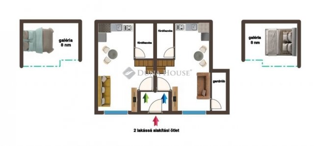 Eladó téglalakás, Budapesten, VII. kerületben 61.9 M Ft