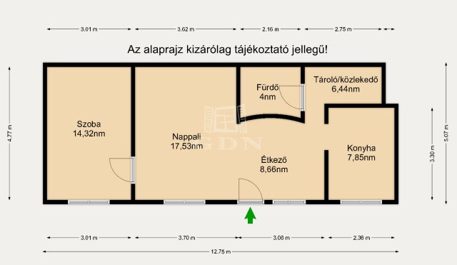 Eladó ikerház, Budapesten, X. kerületben 88 M Ft, 1 szobás