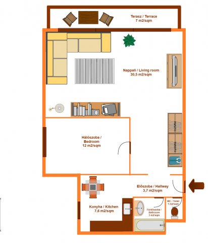 Kiadó téglalakás, albérlet, XII. kerületben, Székács utcában