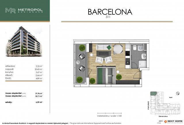Eladó téglalakás, Budapesten, XIII. kerületben, Dévai utcában