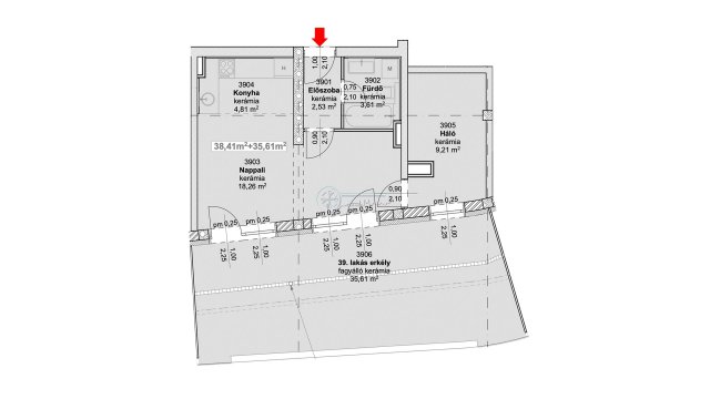 Eladó téglalakás, Szegeden 77 M Ft, 2 szobás