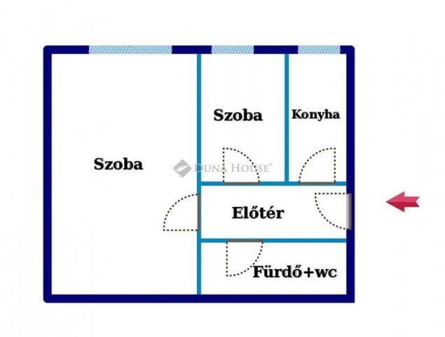 Eladó téglalakás, Körmenden 29 M Ft, 2 szobás