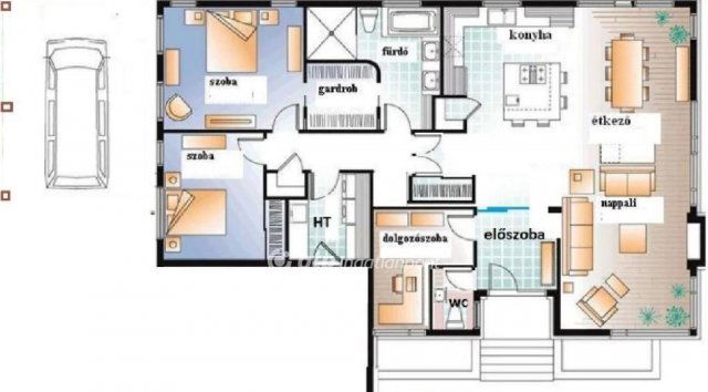 Eladó családi ház, Kecskeméten 74.4 M Ft, 4 szobás