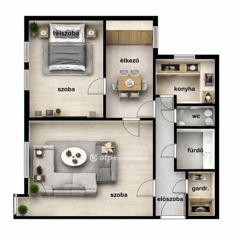 Eladó téglalakás, Budapesten, XVI. kerületben 72.99 M Ft