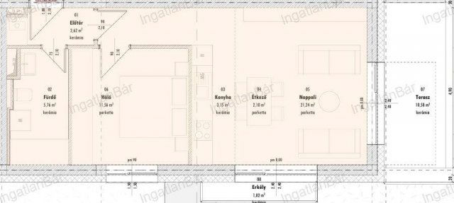 Eladó téglalakás, Nyíregyházán 53.499 M Ft, 1 szobás