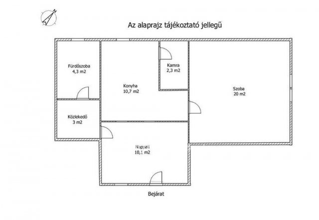 Eladó családi ház, Kenyerin 13.99 M Ft, 1+1 szobás