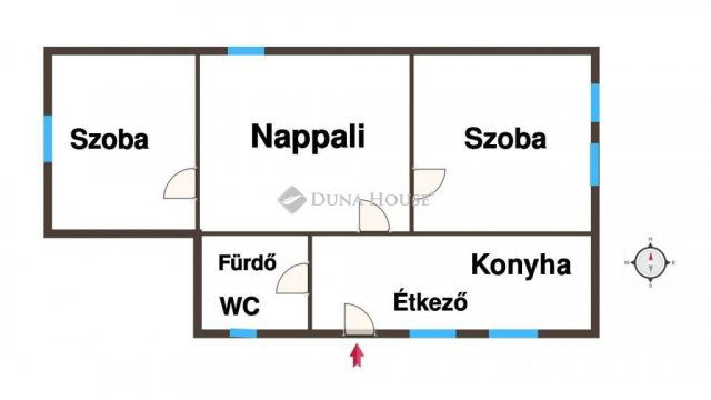 Eladó családi ház, Kiskunfélegyházán 48.5 M Ft, 3 szobás