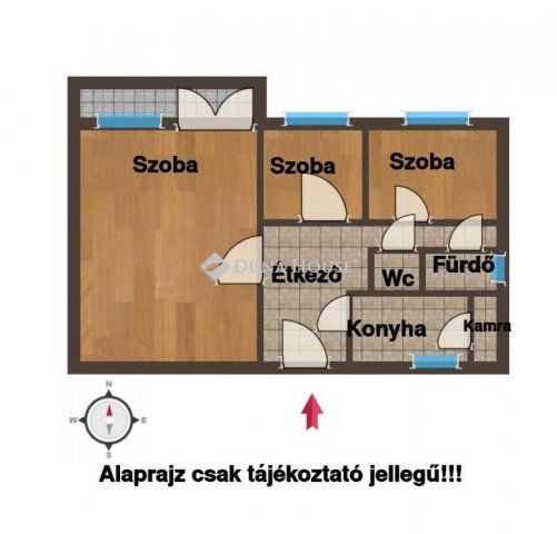 Eladó téglalakás, Budapesten, XVI. kerületben 63.8 M Ft