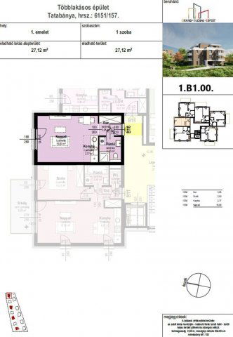 Eladó téglalakás, Tatabányán, Petőfi Sándor utcában