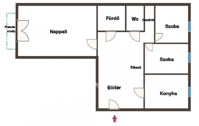 Eladó panellakás, Budapesten, III. kerületben 76.9 M Ft
