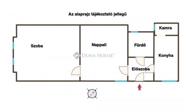 Eladó téglalakás, Budapesten, VI. kerületben 75.9 M Ft, 2 szobás