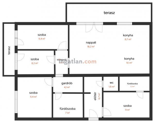Eladó családi ház, Győrött 129 M Ft, 3+2 szobás