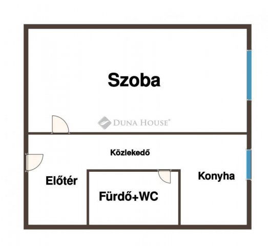 Eladó téglalakás, Cegléden 33.9 M Ft, 1 szobás