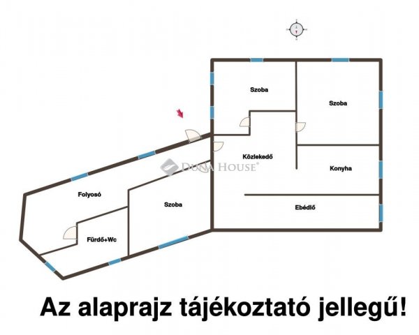 Eladó családi ház, Jászárokszálláson 20.99 M Ft, 3 szobás