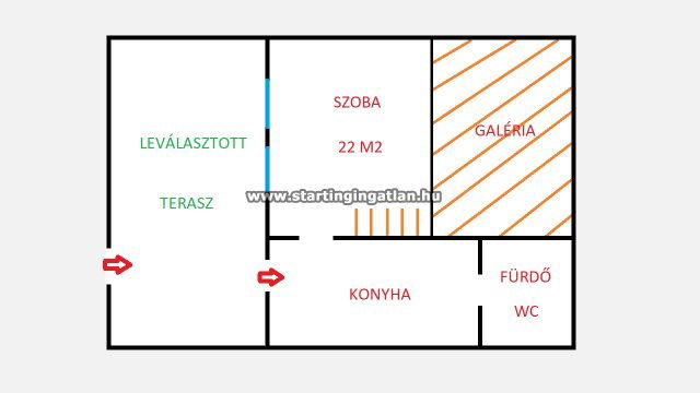Eladó téglalakás, Budapesten, IV. kerületben 35.5 M Ft, 1 szobás