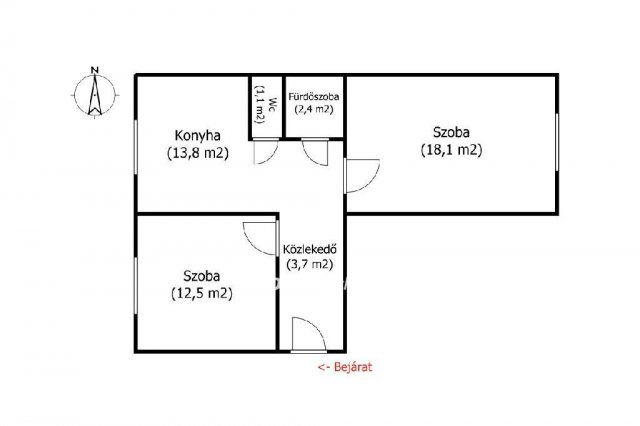 Kiadó panellakás, albérlet, Miskolcon 120 E Ft / hó, 2 szobás
