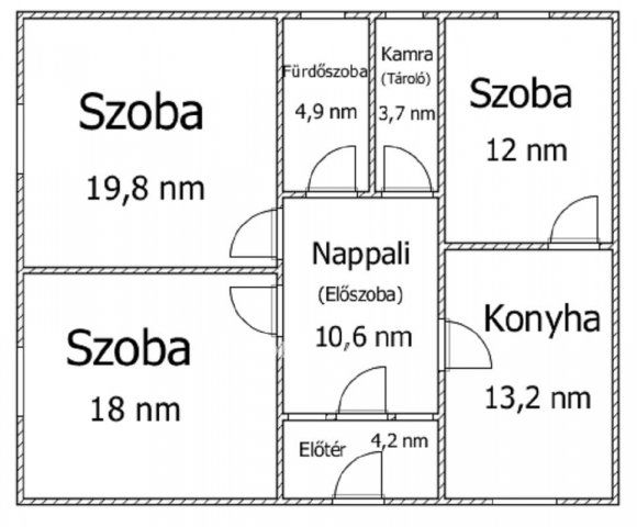 Eladó családi ház, Kertán 19.5 M Ft, 3 szobás
