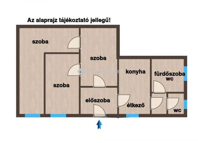 Eladó téglalakás, Várbalogon 54.9 M Ft, 2 szobás