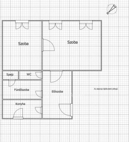 Eladó téglalakás, Budapesten, VI. kerületben 89.9 M Ft, 2 szobás