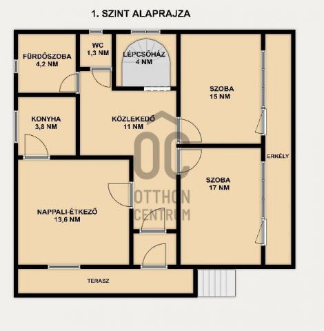 Eladó családi ház, Hévízen 74.9 M Ft, 6 szobás