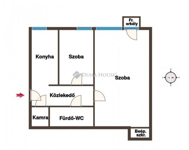 Eladó téglalakás, Kaposváron 27.5 M Ft, 1+1 szobás