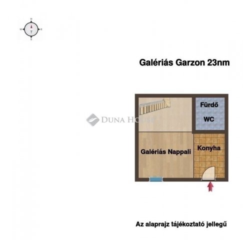 Eladó téglalakás, Budapesten, II. kerületben 47 M Ft, 1 szobás