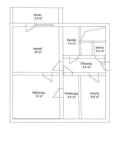 Eladó téglalakás, Nyíregyházán 37.9 M Ft, 2 szobás