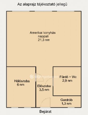 Eladó téglalakás, Budapesten, XXI. kerületben 44.9 M Ft