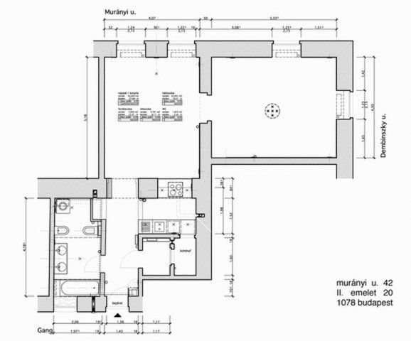 Kiadó téglalakás, albérlet, VII. kerületben, Murányi utcában