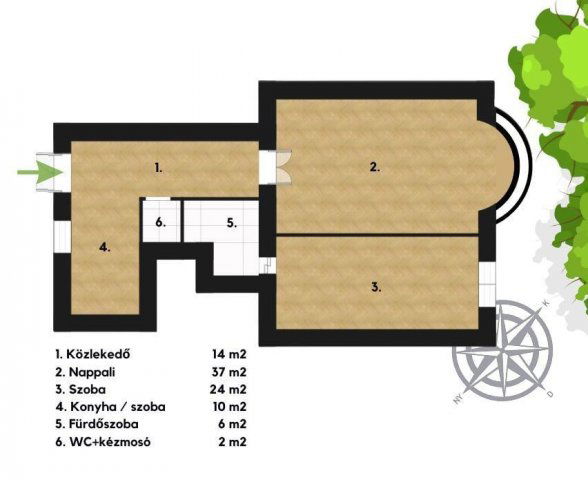 Eladó téglalakás, Budapesten, VI. kerületben 124.9 M Ft