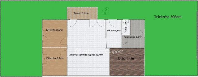 Eladó ikerház, Délegyházán 86.9 M Ft, 2+2 szobás
