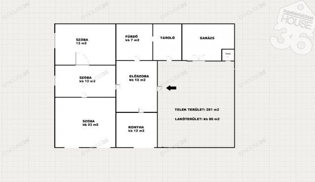 Eladó családi ház, Tiszakécskén 47 M Ft, 3 szobás