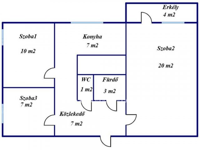 Eladó panellakás, Székesfehérvárott 63 M Ft, 2+1 szobás