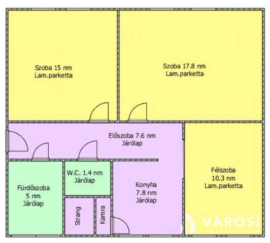 Eladó téglalakás, Salgótarjánban 20 M Ft, 3 szobás