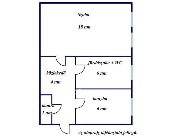 Eladó téglalakás, Gyomaendrődön 19.5 M Ft, 1 szobás