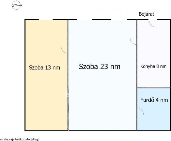 Eladó téglalakás, Budapesten, VI. kerületben 66.5 M Ft, 2 szobás