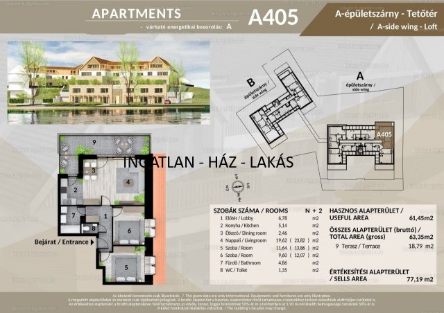 Eladó téglalakás, Veresegyházon 109.6 M Ft, 3 szobás