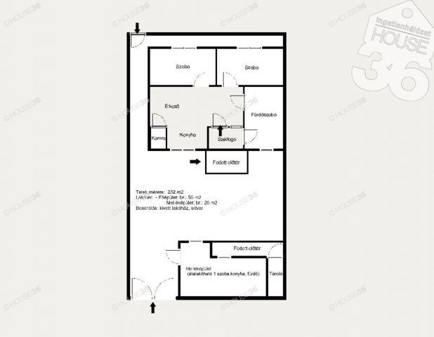 Eladó családi ház, Kecskeméten 45 M Ft, 3 szobás