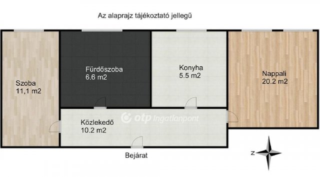 Eladó téglalakás, Győrött 42.9 M Ft, 2 szobás