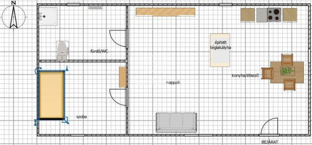 Eladó családi ház, Jakabszálláson 15.9 M Ft, 2 szobás