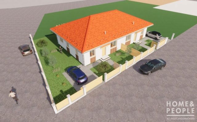 Eladó ikerház, Újszentivánon 75.5 M Ft, 4 szobás