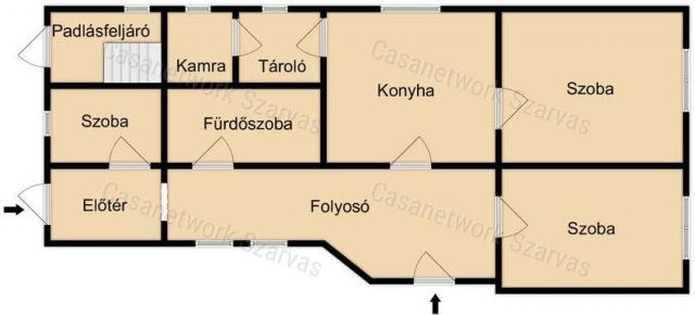 Eladó családi ház, Szarvason 20.8 M Ft, 3 szobás