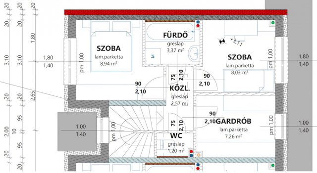 Eladó sorház, Székesfehérvárott, Tasnádi utcában 87.8 M Ft